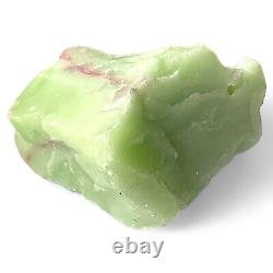 Jadeite Lime Pink Art Glass Cullet Layered Glowing Manganese Slag Glass #4GX177