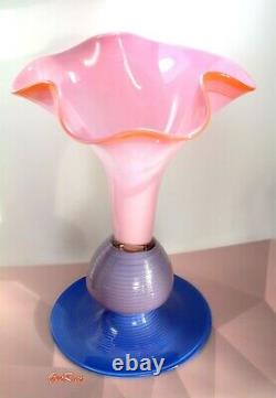 James Van Deurzen Memphis Glass Art Vase