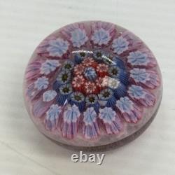 John Deacon Scotland Millefiori Art Glass Paperweight