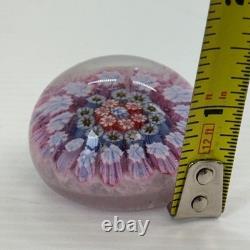 John Deacon Scotland Millefiori Art Glass Paperweight