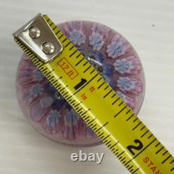 John Deacon Scotland Millefiori Art Glass Paperweight