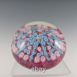 John Deacons Jay Glass Millefiori Radial Paperweight J Cane