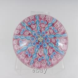 John Deacons Jay Glass Millefiori Radial Paperweight J Cane