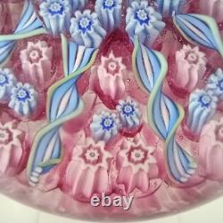 John Deacons Jay Glass Millefiori Radial Paperweight J Cane