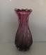 Josef Hospodka Chribska Bohemian pink art glass vase