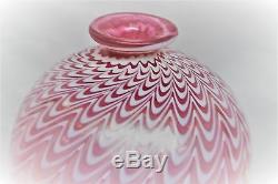 Kosta Boda Bertil Vallien. Large Vase Minos In Pink. 26 CM