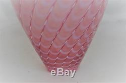 Kosta Boda Bertil Vallien. Large Vase Minos In Pink. 26 CM