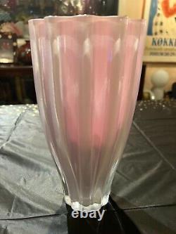 Kosta Boda Hot Pink Studio Art Glass Signed & Numbered By Ann Wahlstrom