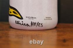 Kosta Boda Open Minds Vase by Ulrica Hydman Vallien Signed Art Glass 35 cm Kosta Boda Open Minds Vase by Ulrica Hydman Vallien Signed Art Glass 35 cm