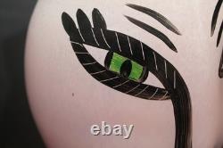 Kosta Boda Open Minds Vase by Ulrica Hydman Vallien Signed Art Glass 35 cm