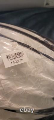 Kosta Boda Sweden LB Planet Dawn Pink Art Glass Sculpture Lena Bergstrom Design