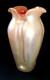Kralik Czech Art Glass Vase 1912 Art Nouveau pink rose glass