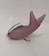 LARGE Vintage Murano cased pink opaline glass fish by Seguso immaculate #17