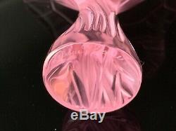 Lalique Crystal Butterfly PINK Rosee Pattern BRAND NEW IN BOX! STUNNING