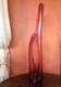 Large Freestanding Red/Pink Art Glass Studio Sculpture By Artist Una Osler 2012