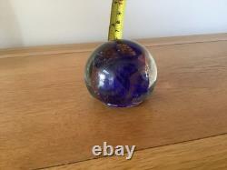 Large Isle Of Wight Paperweight Fully Signed Michael Harris