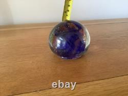 Large Isle Of Wight Paperweight Fully Signed Michael Harris
