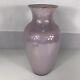 Large Pink Lustre Murano Vetri Vase Gilt Rim Height 35cm (scratches & Wear)