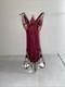 Large Vintage Chribska Art Glas Vase Cranberry Josef Hospodka Czech