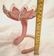 Lavorazione Arte Murano Glass Italian Hand made Pink Flower Bud 7
