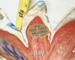 Lavorazione Arte Murano Glass Italian Hand made Pink Flower Bud 7
