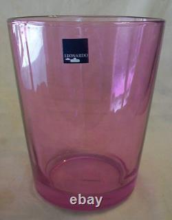 Leonardo Of Germany, Pink Art Glass Vase
