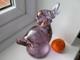 Licio Zanetti of Italy Signed Rare Neodymium Art Glass Sculpture of Pink Duck