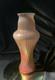 Loetz Art Nouveau Iridescent Glass Vase Pink/Gold Rippled Form Bohemian