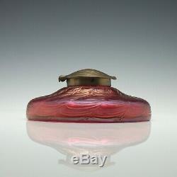 Loetz Iridescent Glass Inkwell c1910