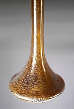Loetz Solitaire Art Nouveau Vase Phenomenon Genre Candia 6893 Height 35 CM 1898