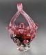Lovely Vintage Murano Glass Basket Vase