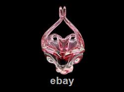 Lovely Vintage Murano Glass Basket Vase