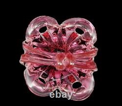 Lovely Vintage Murano Glass Basket Vase