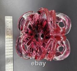 Lovely Vintage Murano Glass Basket Vase