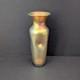 Lundberg Studios Iridescent Art Glass Vase 7 H Gold & Pink Signed 2002 Vintage