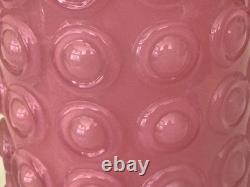 MCM FLORENTINE STELVIA Empoli Opaline CASED Glass PITCHER JUG RARE PINK