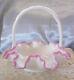 MINT&PERFCTVINTAGEFENTONSRCAPPLE BLOSSOM(lav/pink opaline)CREST8LOWBASKET