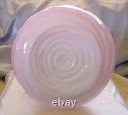 MNT+PERFVINTAGE30'sFENTON GLASSPEACH BLOWXTRASRC8#187VASE