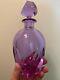 MOSER PINK CRYSTAL DECANTER 10 HANDCRAFTED LEAD FREE 24oz DECANTER