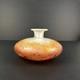 Mdina Art Glass Mid Century Modern Malta 1998 Pink Squat Vase With Millefiore Si