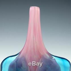 Mdina Pink and Blue Fish Vase