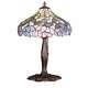 Meyda Lighting 17'H Wisteria Accent Lamp, Beige Pink Pr Purple/Blue 59 52134