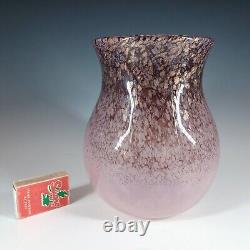 Monart SA. VII Pink Copper Aventurine Vintage Glass Vase