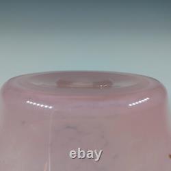 Monart UB. VII Pink Copper Aventurine Vintage Glass Bowl