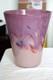 Monart Vasart Strathearn Perthshire Lilac Pink Glass Vase Leaping Salmon 19cm