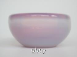 Murano Alabastro decotrative bowl Seguso era translucent opaline pink & white