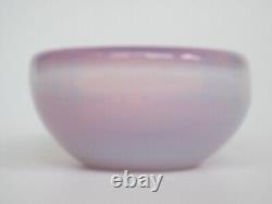 Murano Alabastro decotrative bowl Seguso era translucent opaline pink & white