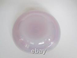 Murano Alabastro decotrative bowl Seguso era translucent opaline pink & white