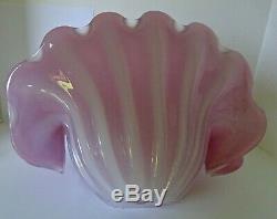 Murano Art Glass Clam Shell, Huge