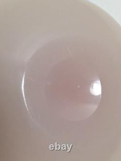 Murano Barbini For Seguso Opaline White & Pink Studio Glass Bowl Vintage MCM